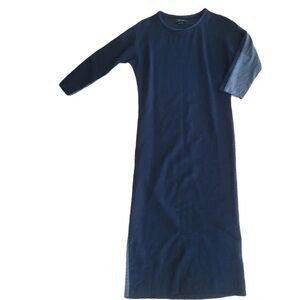 Isabel Marant two tone wool blend maxi dress